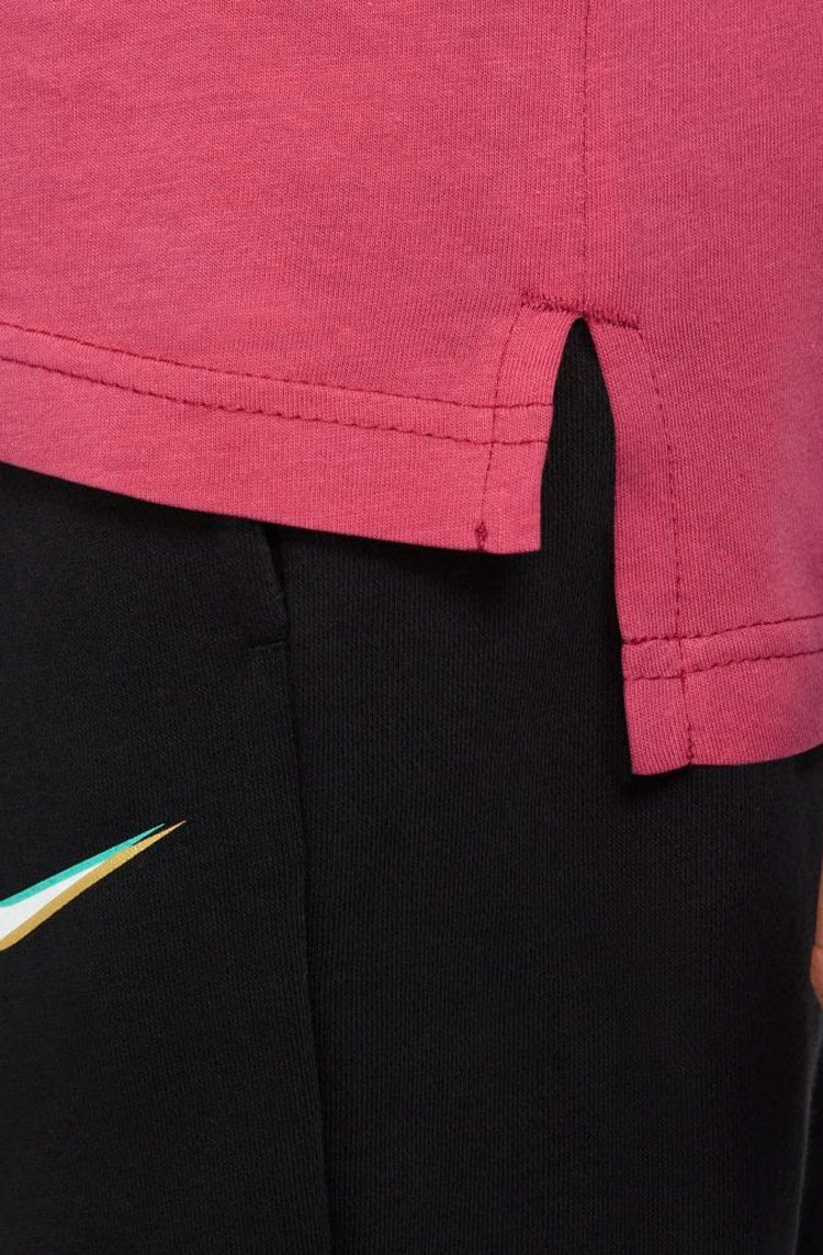 Camiseta Nike Sportswear Feminina Rosa/Branco - NewSkull