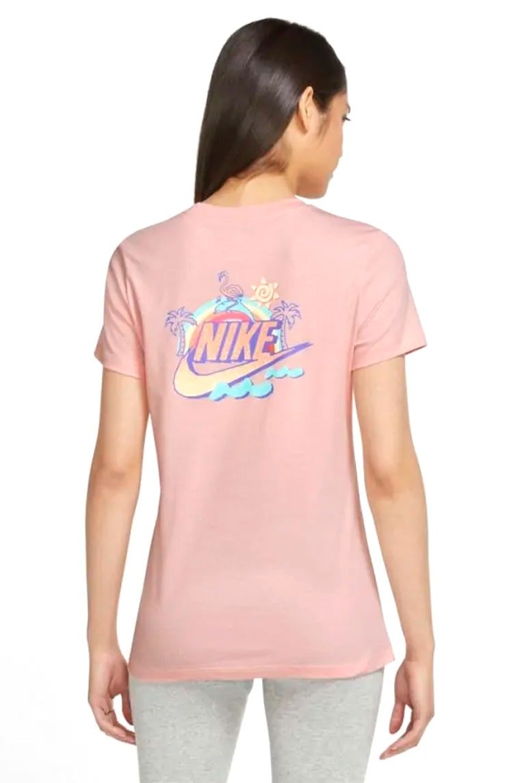 Camiseta Nike Sportswear Feminina Rosa/Roxo - NewSkull