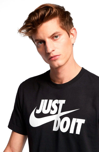 Camiseta Nike Sportswear Just Do It Masculina Preto/Branco - NewSkull