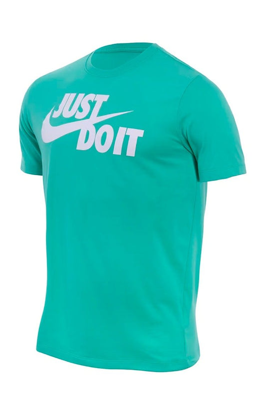 Camiseta Nike Sportswear Just Do It Masculina Verde/Branco - NewSkull