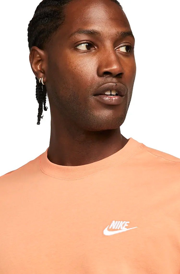 Camiseta Nike Sportswear Laranja/Branco - NewSkull