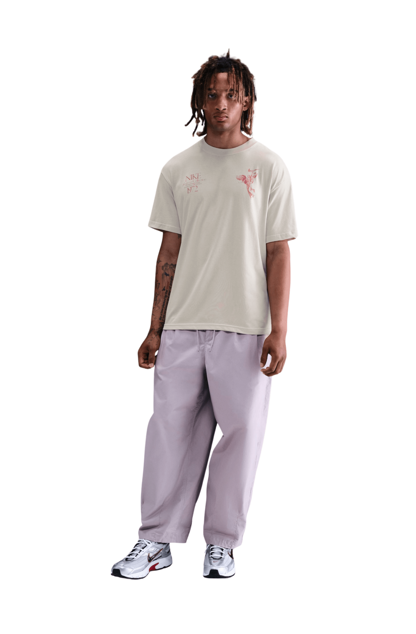 Camiseta Nike Sportswear M90 Wings Victory Masculino Bege - NewSkull