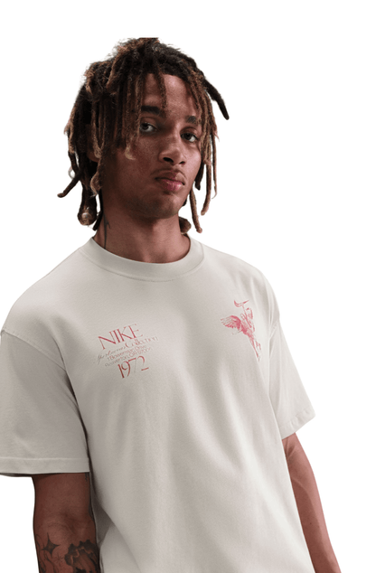 Camiseta Nike Sportswear M90 Wings Victory Masculino Bege - NewSkull