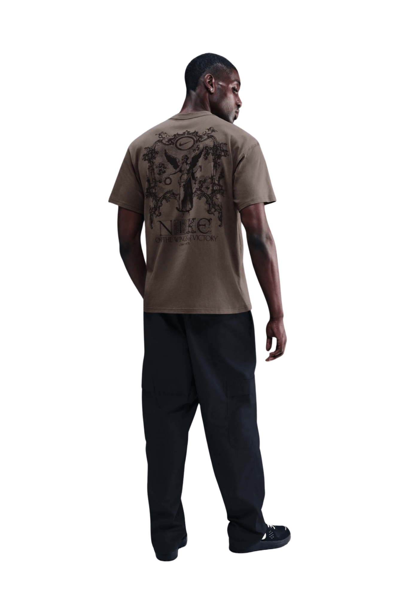 Camiseta Nike Sportswear M90 Wings Victory Masculino Marrom - NewSkull