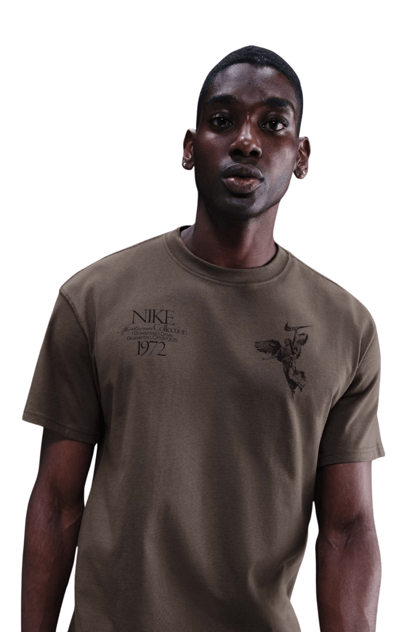 Camiseta Nike Sportswear M90 Wings Victory Masculino Marrom - NewSkull