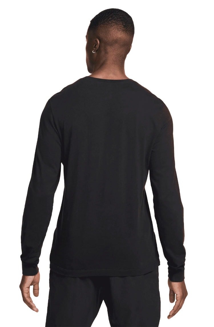 Camiseta Nike Sportswear Manga Longa Masculina Preto/Branco - NewSkull