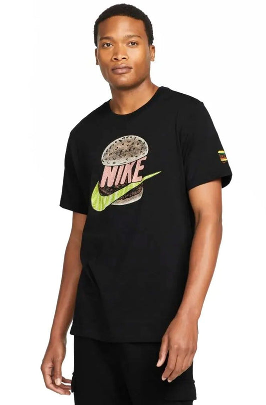 Camiseta Nike Sportswear Pk 2 Graphic Masculina Preto/Rosa - NewSkull