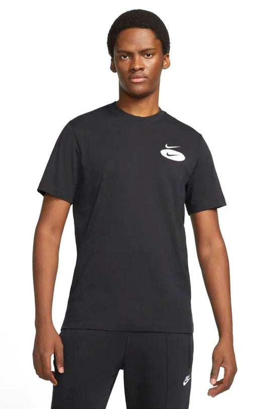 Camiseta Nike Sportswear Swoosh League Preto/Branco - NewSkull