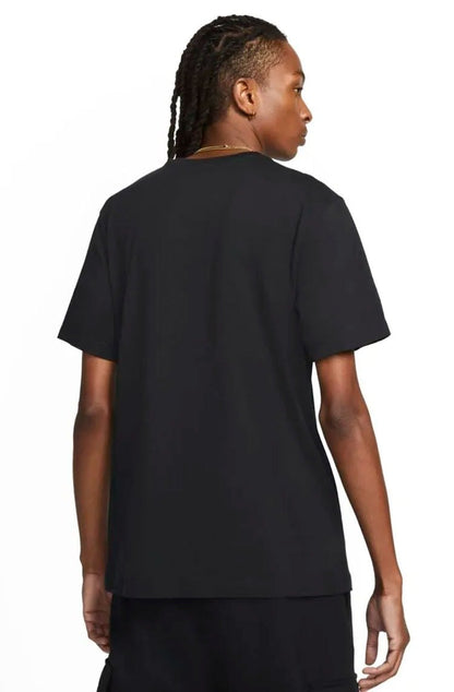 Camiseta Nike Sportswear Swoosh Preto/Azul - NewSkull