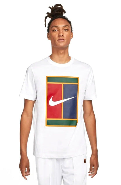 Camiseta NikeCourt Branco/Amarelo - NewSkull