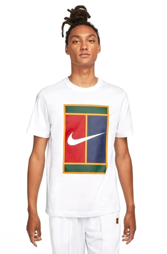 Camiseta NikeCourt Branco/Amarelo - NewSkull