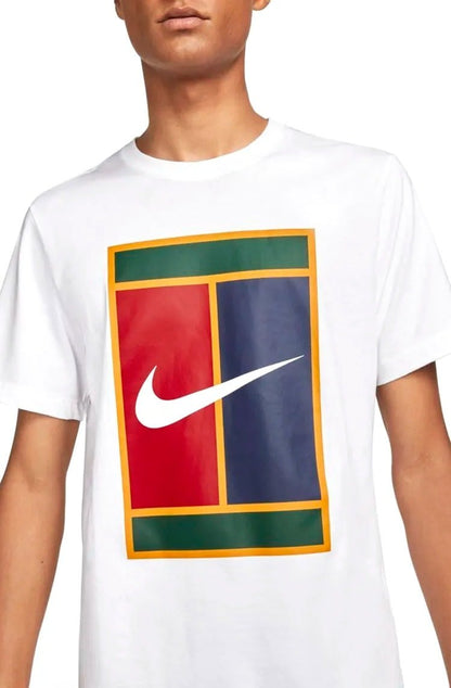 Camiseta NikeCourt Branco/Amarelo - NewSkull