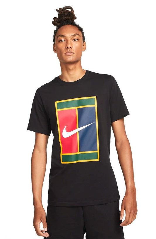 Camiseta NikeCourt Preto/Amarelo - NewSkull