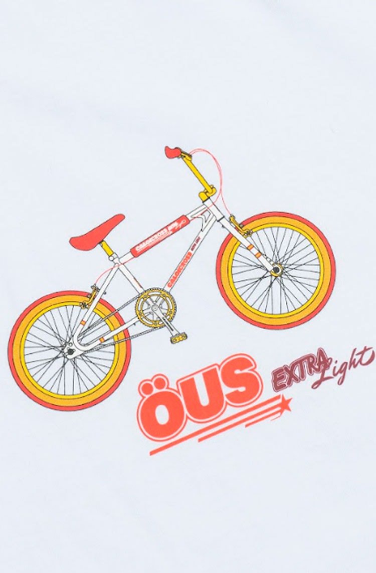 Camiseta OUS Caloi Cross Extra Light Branco - NewSkull