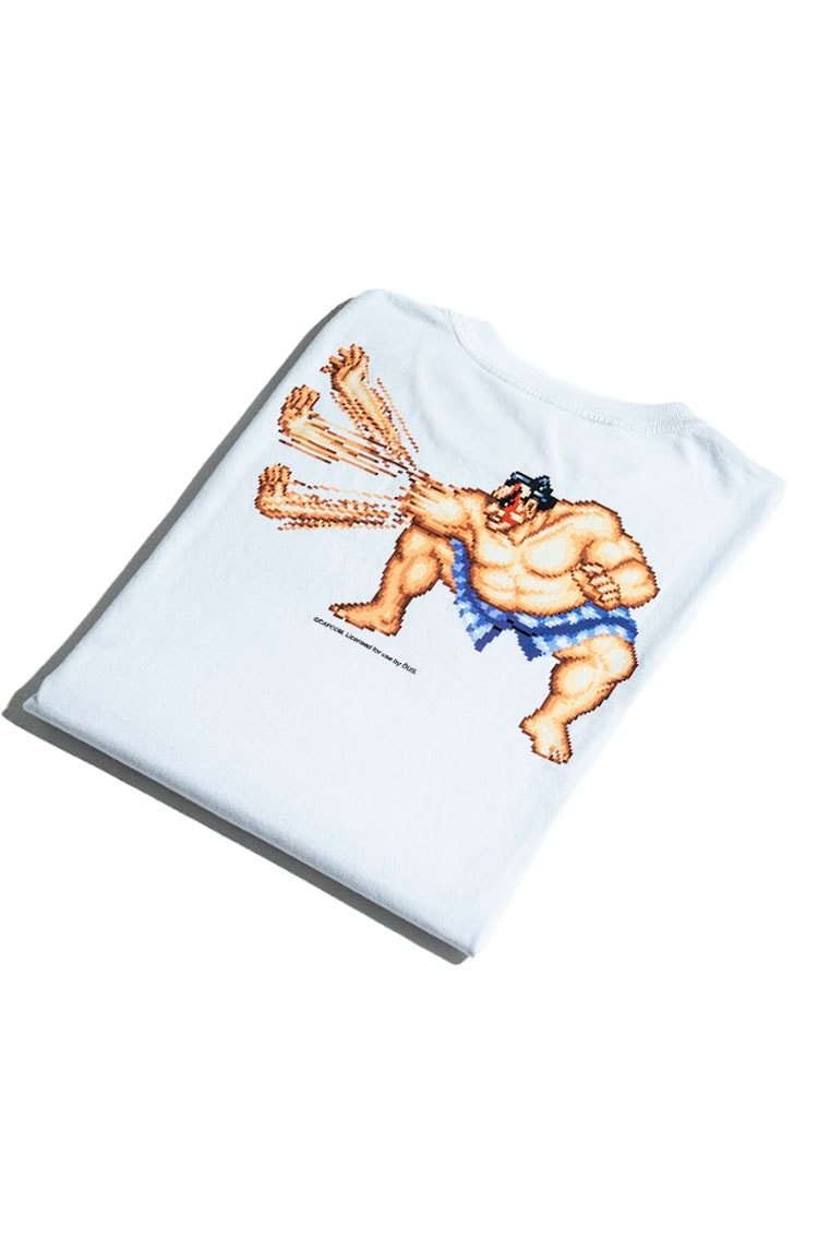 Camiseta OUS Street Fighter II Honda Branco - NewSkull