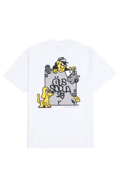 Camiseta OUS x Skolas Branco - NewSkull