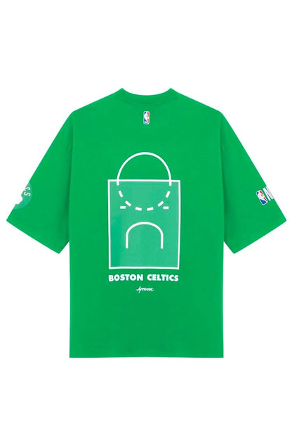 Camiseta Oversized Approve X NBA Celtics Verde/Branco - NewSkull