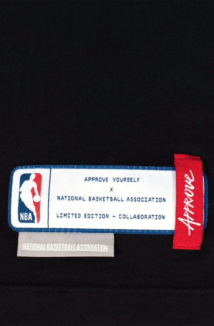 Camiseta Oversized Approve X NBA Heat Preto/Vermelho - NewSkull
