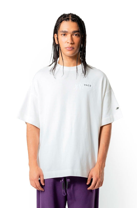 Camiseta PACE Aurora Oversized Off - White - NewSkull
