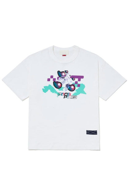 Camiseta PACE AYOS Boom Oversized Off White - NewSkull