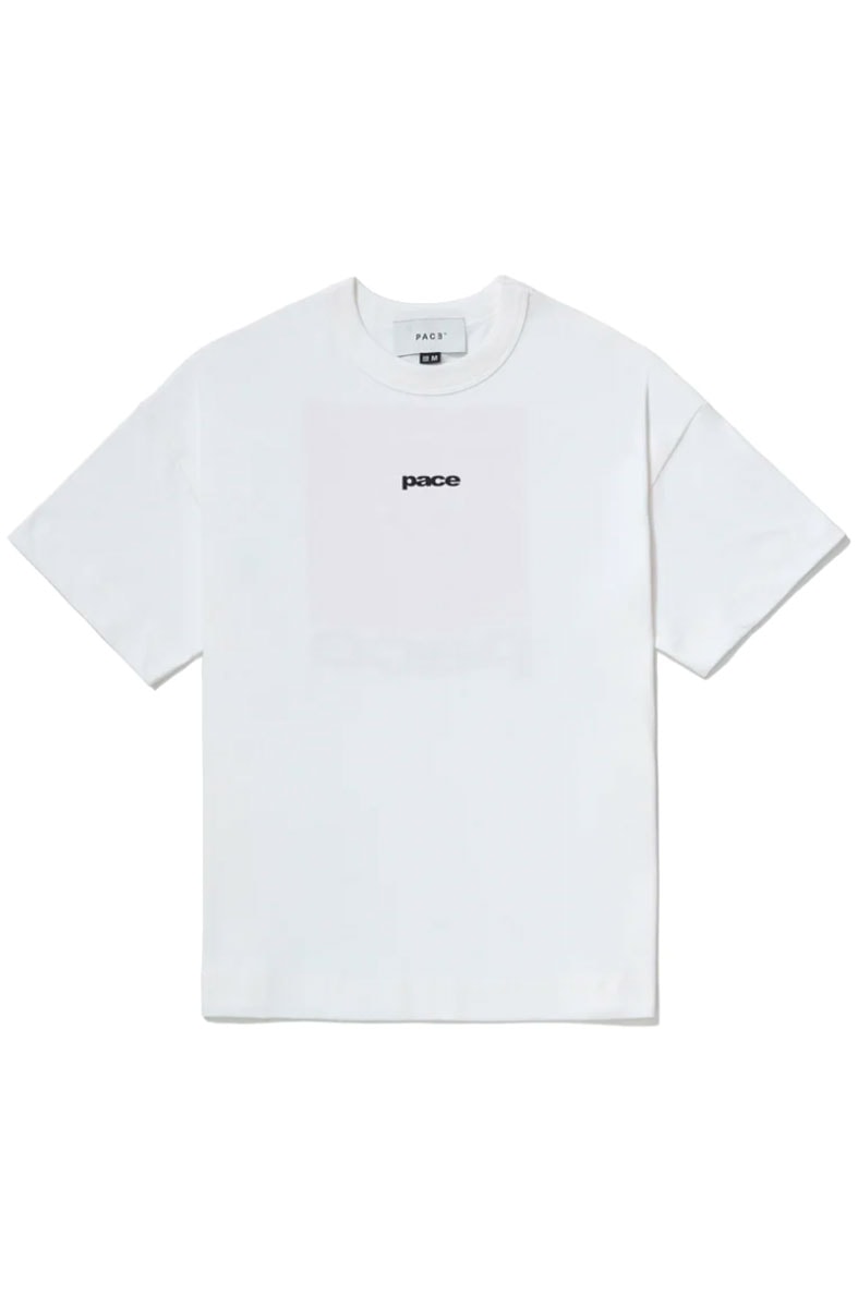 Camiseta PACE Chladni Oversized Off - White - NewSkull