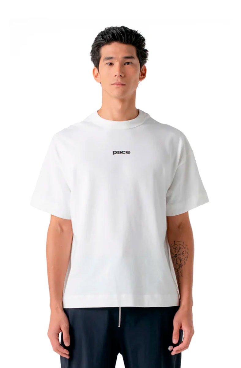 Camiseta PACE Chladni Oversized Off - White - NewSkull