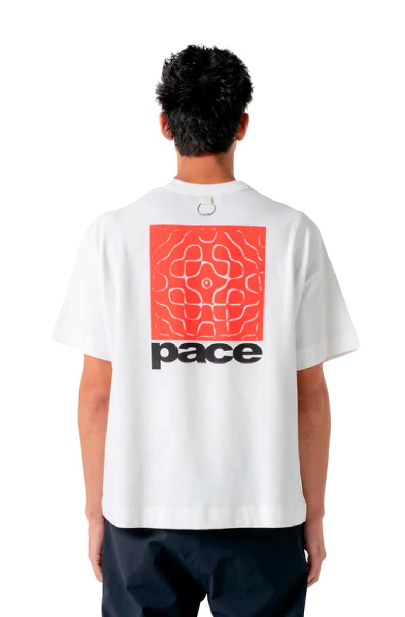 Camiseta PACE Chladni Oversized Off - White - NewSkull