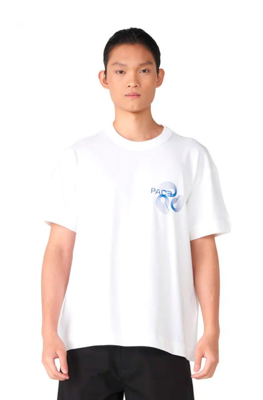 Camiseta PACE Doppler Effect Tee Stone Washed Off - White - NewSkull