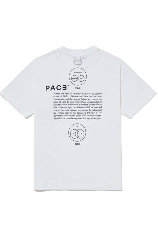 Camiseta PACE Harmony Balance And Pace Off - White - NewSkull