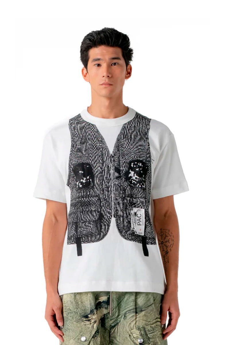 Camiseta PACE Iconic Army Vest Regular Off - White - NewSkull