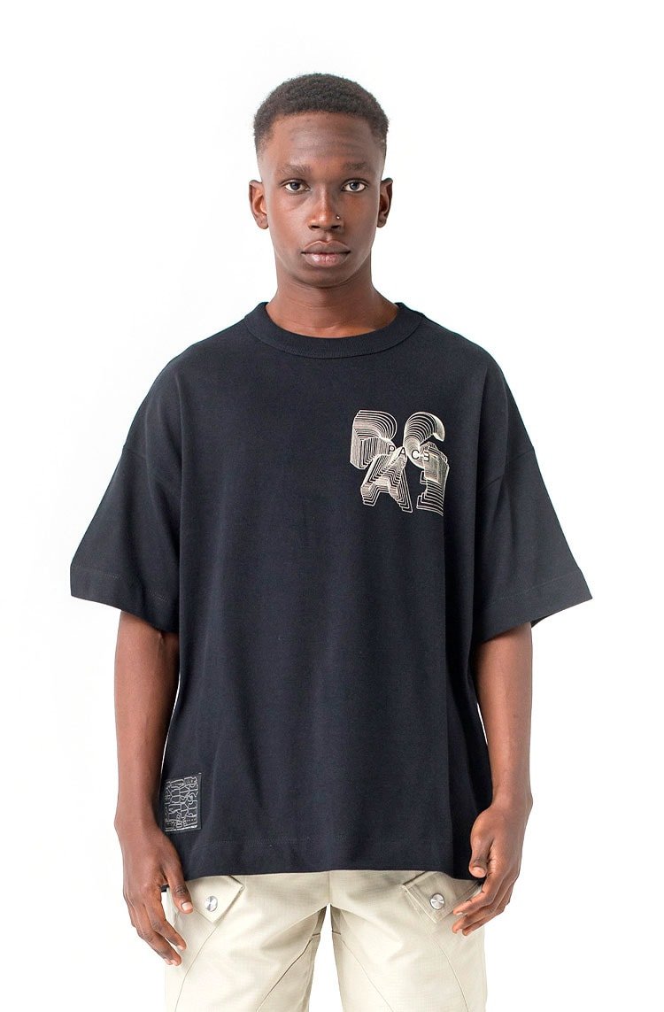 Camiseta PACE Plasticity Oversized Preto - NewSkull