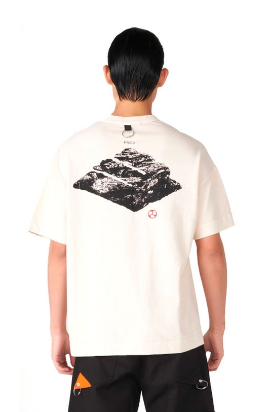 Camiseta PACE Stone e Oversized Bege - NewSkull