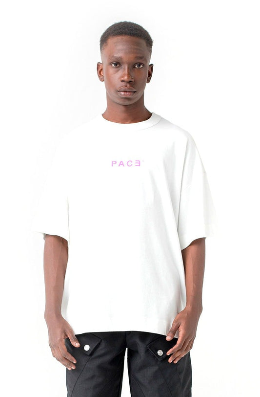 Camiseta PACE The Moth Oversized Off - White - NewSkull