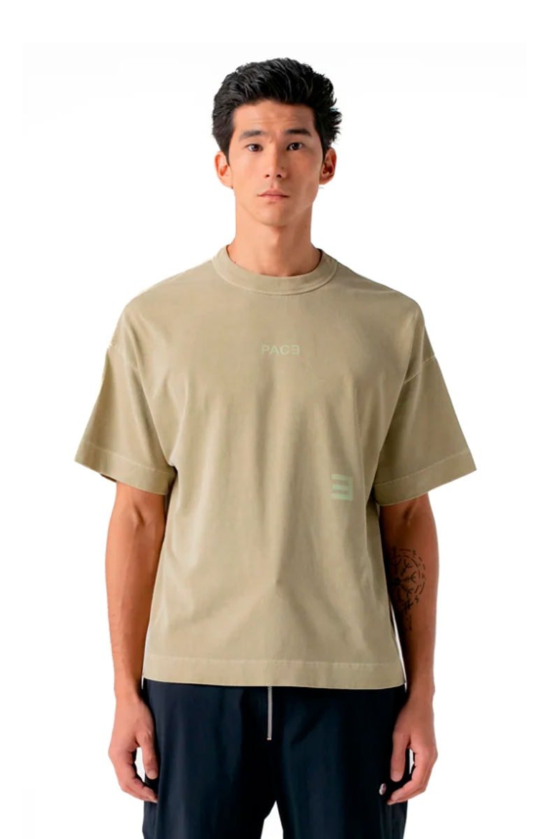 Camiseta PACE Wave Form Oversized Verde - NewSkull