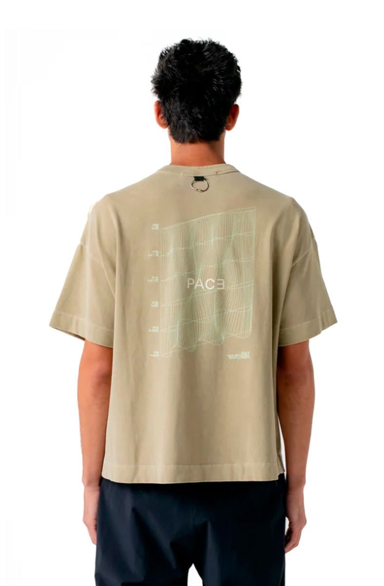 Camiseta PACE Wave Form Oversized Verde - NewSkull