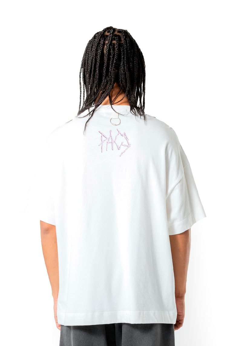 Camiseta PACE XP Oversized Off - White - NewSkull