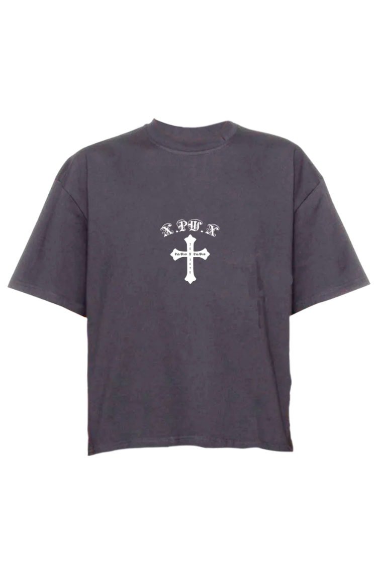 Camiseta Palla Eternal Cinza/Branco - NewSkull