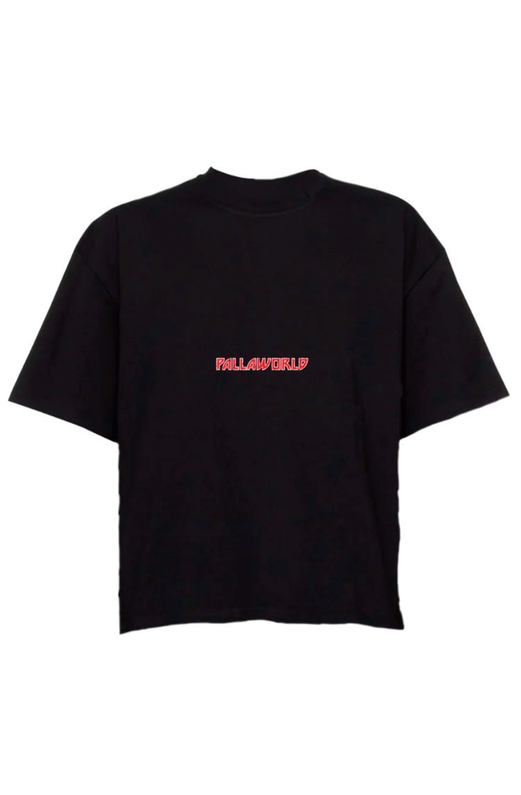 Camiseta Palla Scripture Preto/Vermelho - NewSkull