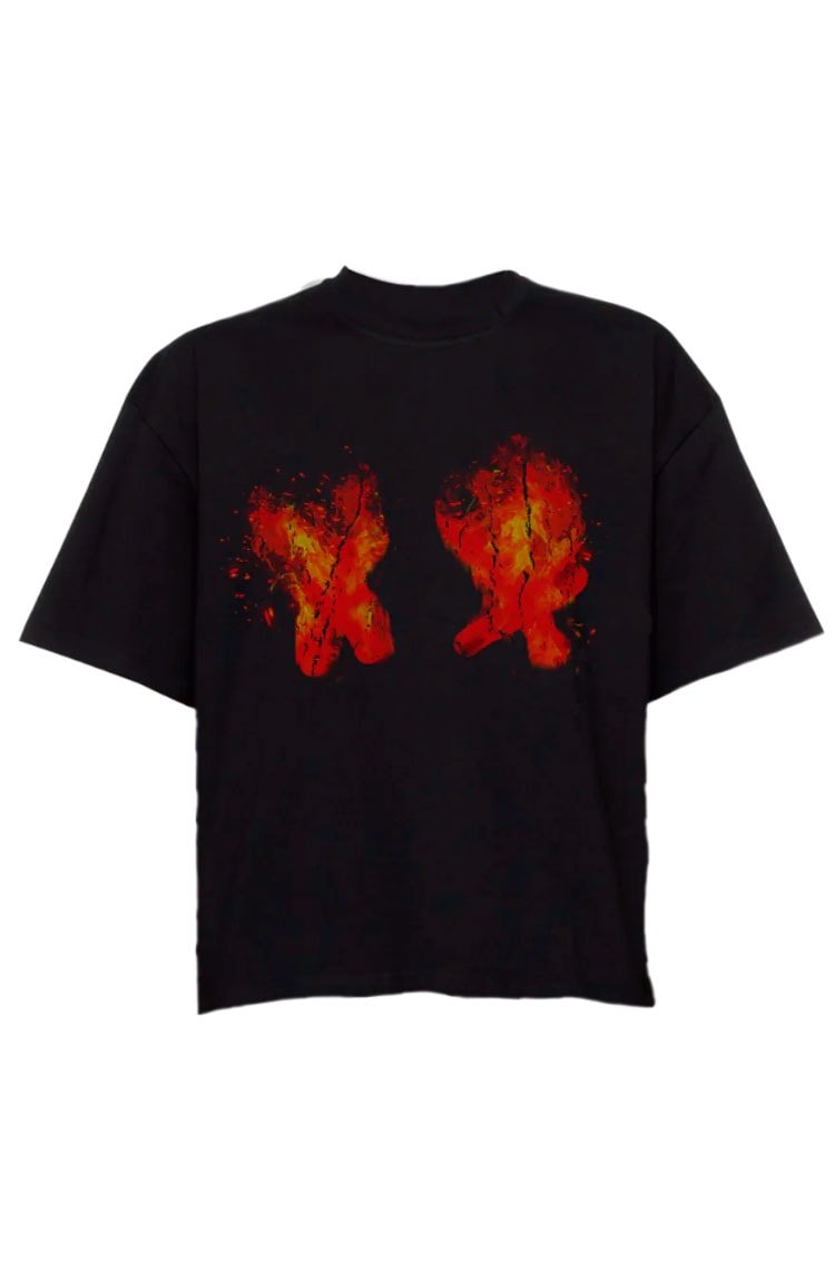 Camiseta Palla Twinkle Preto/Vermelho CMTTWK - PRT - NewSkull