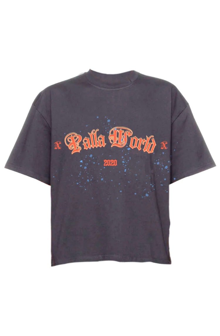 Camiseta Palla Undying Cinza/Vermelho - NewSkull