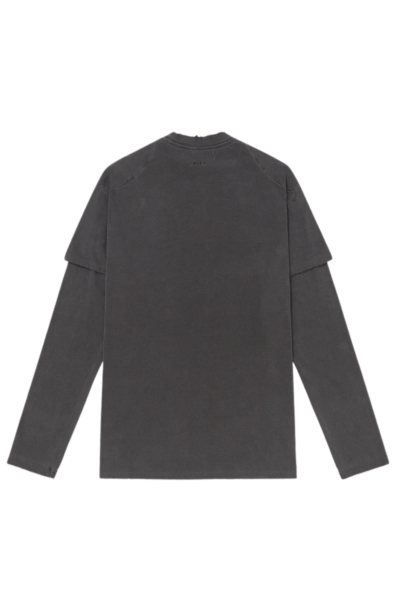 Camiseta Piet Double Long Sleeve Vintage Black - NewSkull