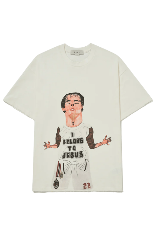 Camiseta Piet Illustrated Relaxed T shirt Branco - NewSkull