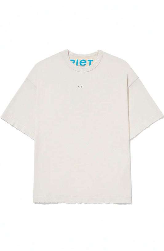 Camiseta Piet Logo T-shirt Branco - NewSkull