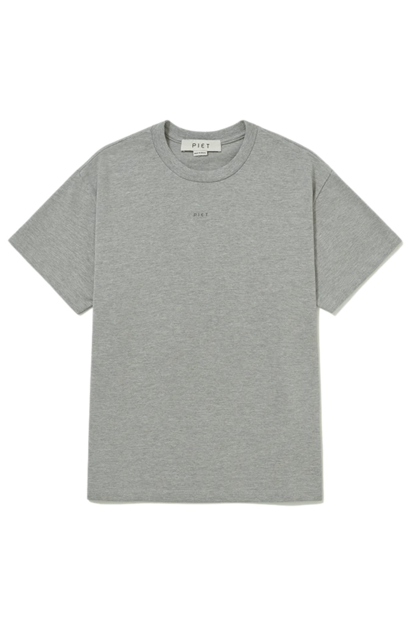 Camiseta Piet Logo T-shirt Cinza - NewSkull