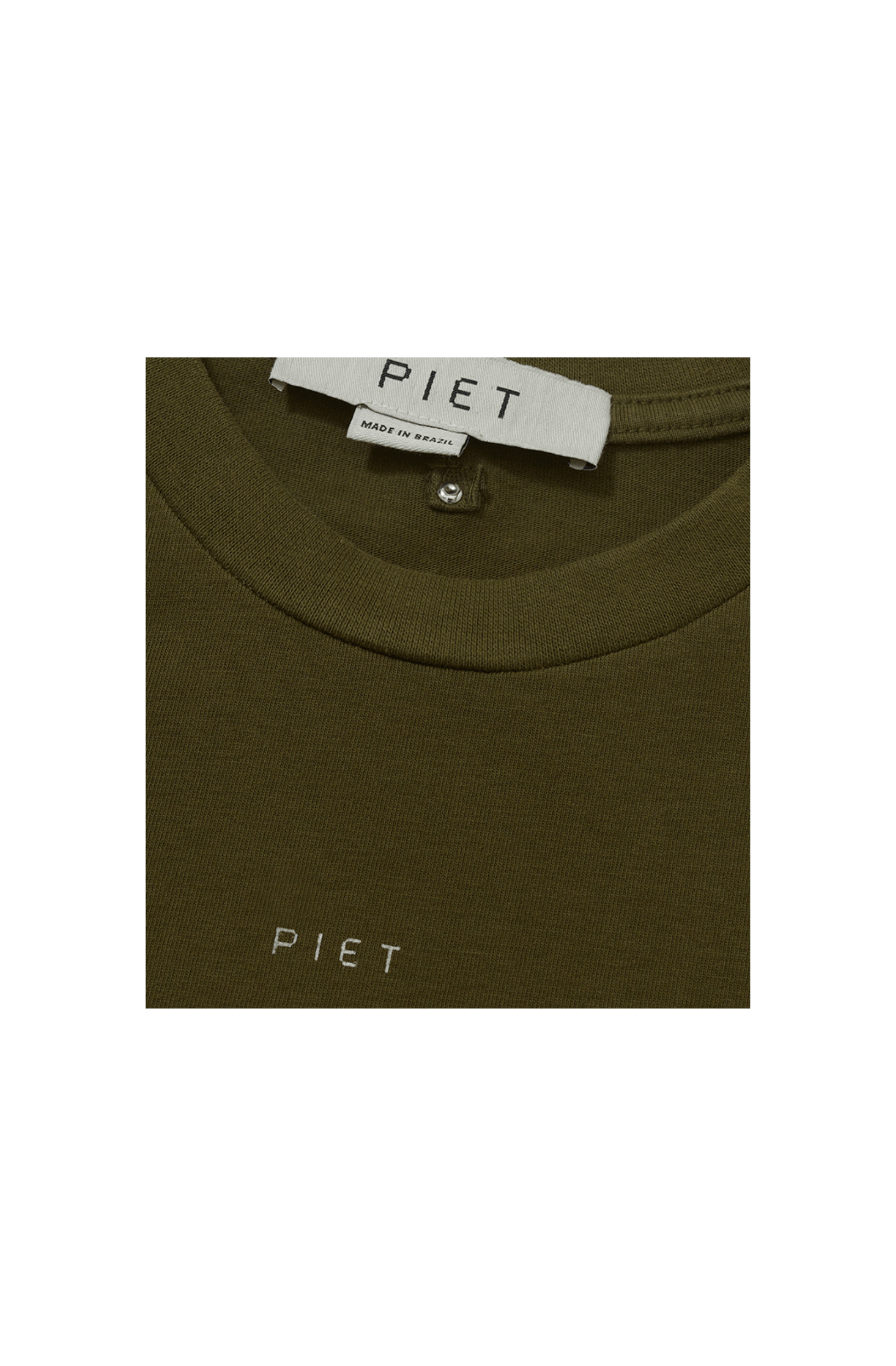Camiseta Piet Logo T-shirt Verde - NewSkull