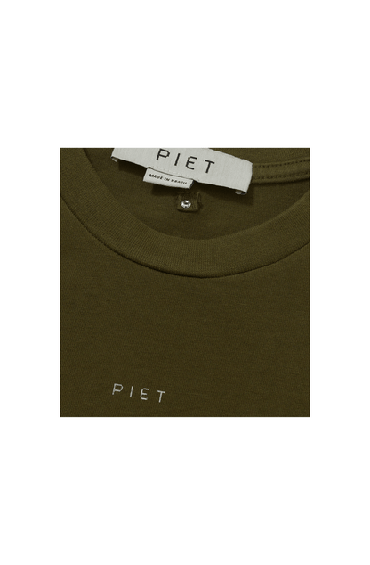Camiseta Piet Logo T-shirt Verde - NewSkull