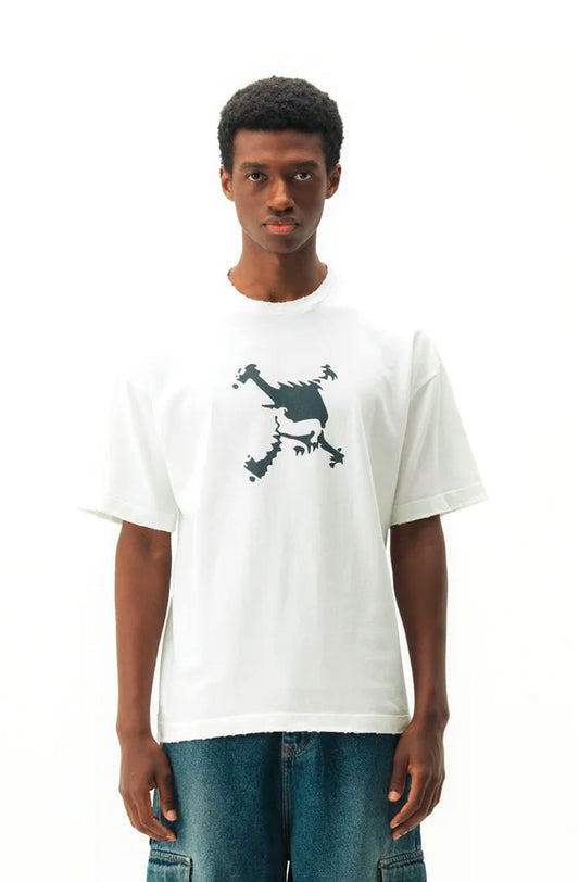 Camiseta Piet Skull T-Shirt Branco - NewSkull