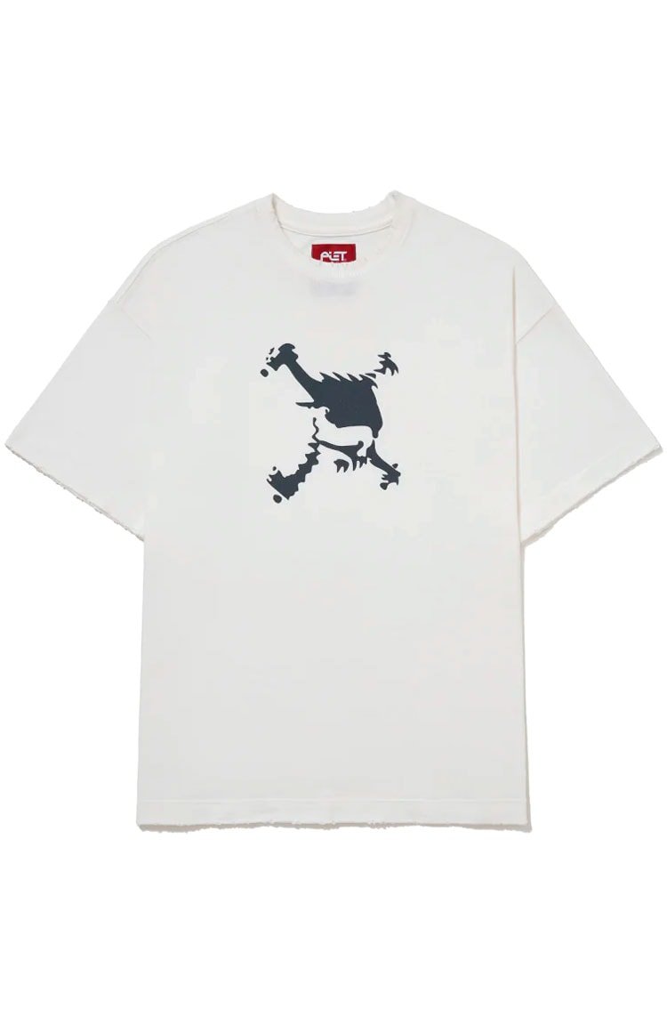 Camiseta Piet Skull T-Shirt Branco - NewSkull