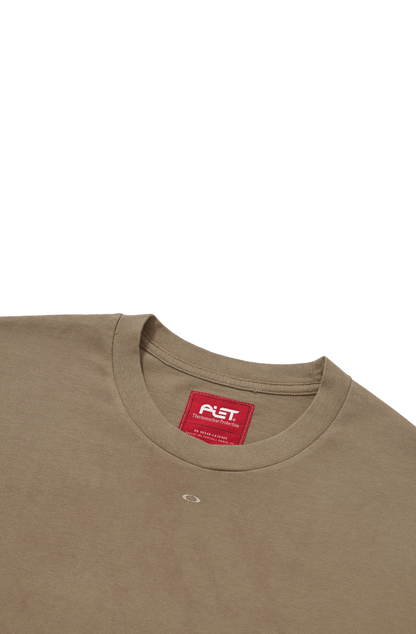 Camiseta Piet x Oakley Foil Nano Logo T-shirt Marrom Escuro - NewSkull