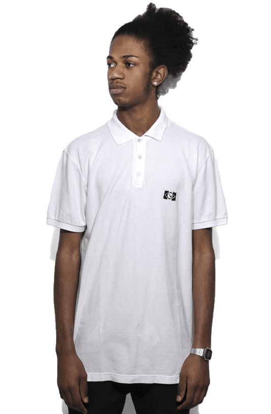 Camiseta Polo Blaze Supply Flag Branca - NewSkull